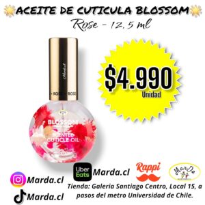 ACEITE DE CUTICULAS BLOSSOM ROSE 12,5 ML