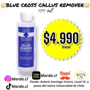 CALLUS REMOVER / REMOVEDOR DE CALLOS BLUE CROSS 177 ML