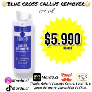 CALLUS REMOVER / REMOVEDOR DE CALLOS BLUE CROSS 177 ML