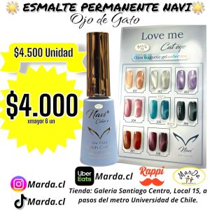 ESMALTE PERMANENTE NAVI LOVE ME OJO DE GATO A ELECCION