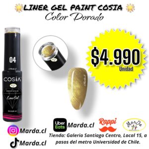 LINER GEL PAINT COSIA DORADO