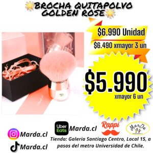 BROCHA QUITAPOLVO GOLDEN ROSE