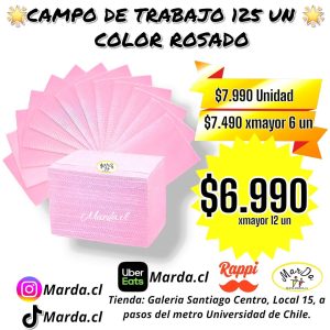 CAMPO DE TRABAJO 125 UNIDADES COLOR ROSADO
