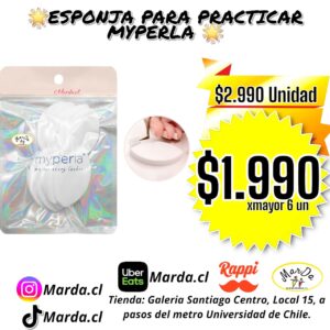 ESPONJA PARA PRACTICA MYPERLA 10 UN