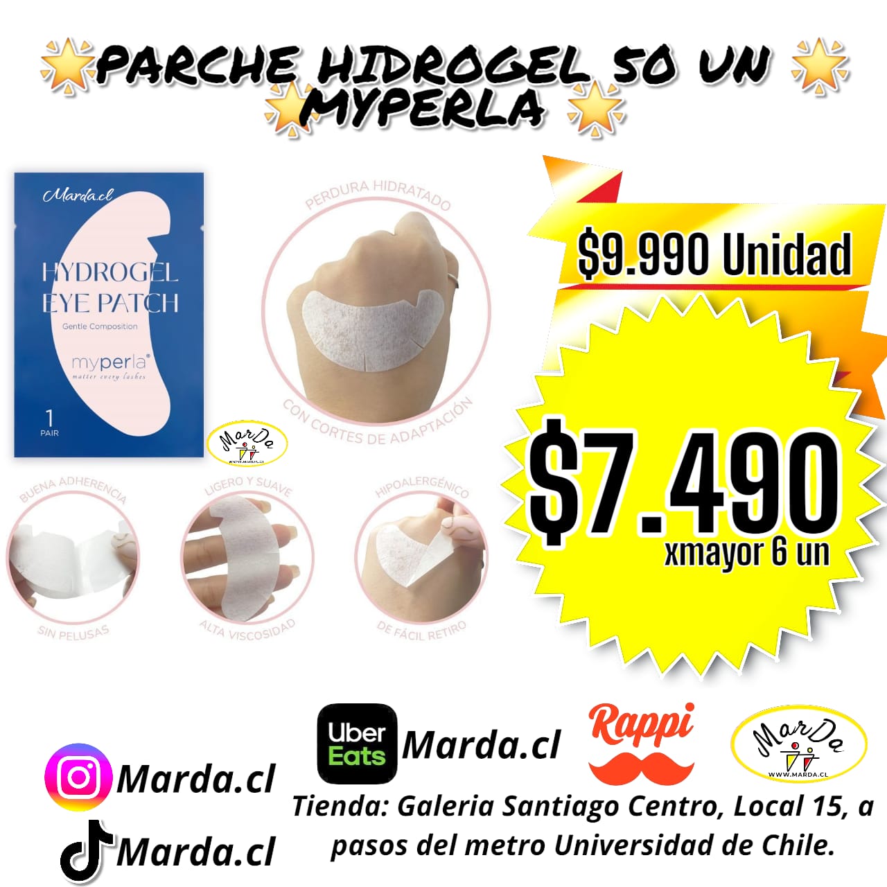 PARCHE HIDROGEL 50 UN MYPERLA