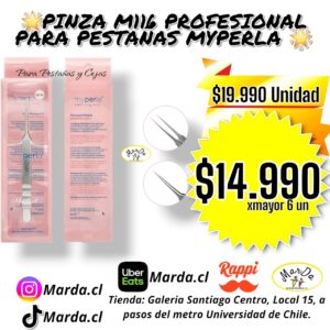 PINZA M116 PROFESIONAL PARA PESTAÑAS MYPERLA