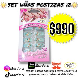 SET UÑAS POSTIZAS 12