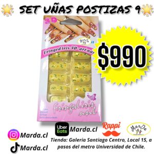 SET UÑAS POSTIZAS 9
