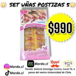 SET UÑAS POSTIZAS 5
