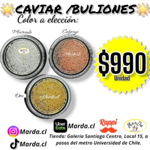 CAVIAR / BULIONES PARA DECORACION PARA MANICURE