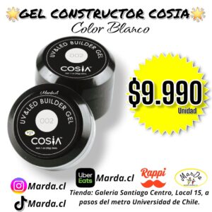 GEL CONSTRUCTOR COSIA #02 COLOR BLANCO