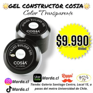 GEL CONSTRUCTOR COSIA CLEAR - TRANSPARENTE