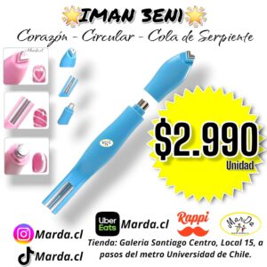 IMAN 3EN1 CORAZON | CIRCULAR | COLA DE SERPIENTE EFECTO OJO DE GATO