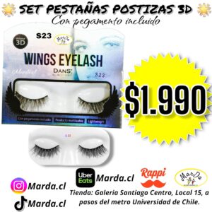 SET PESTAÑAS POSTIZAS 3D DANS S23