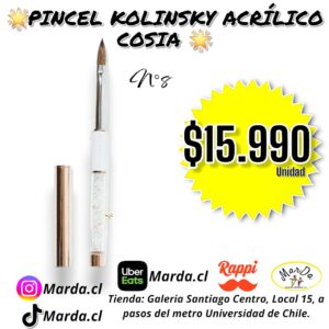 PINCEL KOLINSKY ACRILICO COSIA N°8