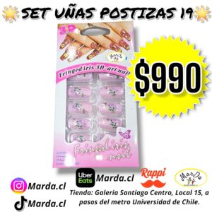 SET UÑAS POSTIZAS 19