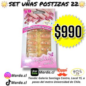SET UÑAS POSTIZAS 22