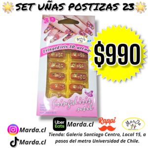 SET UÑAS POSTIZAS 23