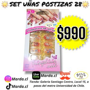 SET UÑAS POSTIZAS 28