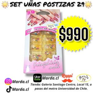 SET UÑAS POSTIZAS 29