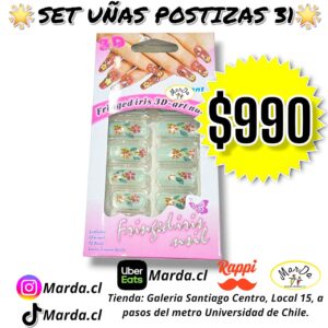 SET UÑAS POSTIZAS 31
