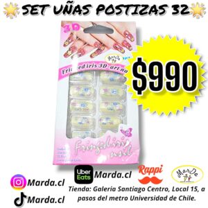 SET UÑAS POSTIZAS 32