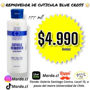 REMOVEDOR DE CUTICULAS BLUE CROSS 177 ML