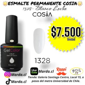 ESMALTE PERMANENTE COSIA 1328 BLANCO LECHE 15 ML