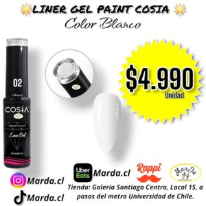 LINER GEL PAINT COSIA BLANCO