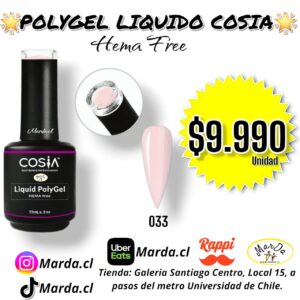 POLYGEL LIQUIDO COSIA HEMA FREE #033