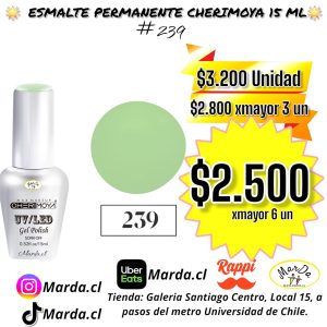 ESMALTE PERMANENTE CHERIMOYA #239 - 15 ML