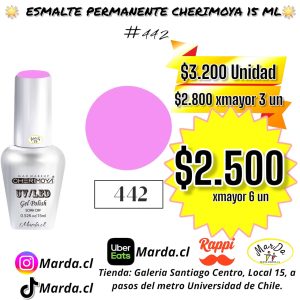 ESMALTE PERMANENTE CHERIMOYA #442 - 15 ML