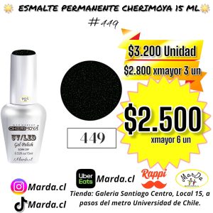 ESMALTE PERMANENTE CHERIMOYA #449 - 15 ML