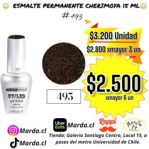 ESMALTE PERMANENTE CHERIMOYA #493 - 15 ML