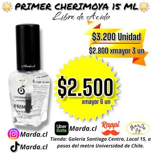 PRIMER SIN ACIDO CHERIMOYA 15 ML