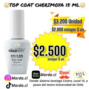 TOP COAT UV CHERIMOYA 15 ML