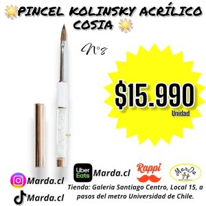 PINCEL KOLINSKY ACRILICO COSIA N°8